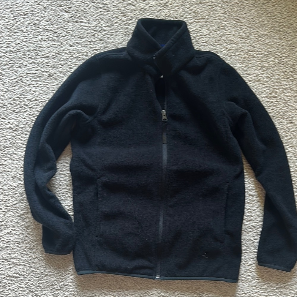 Black Fleece Jacket - kids size Large